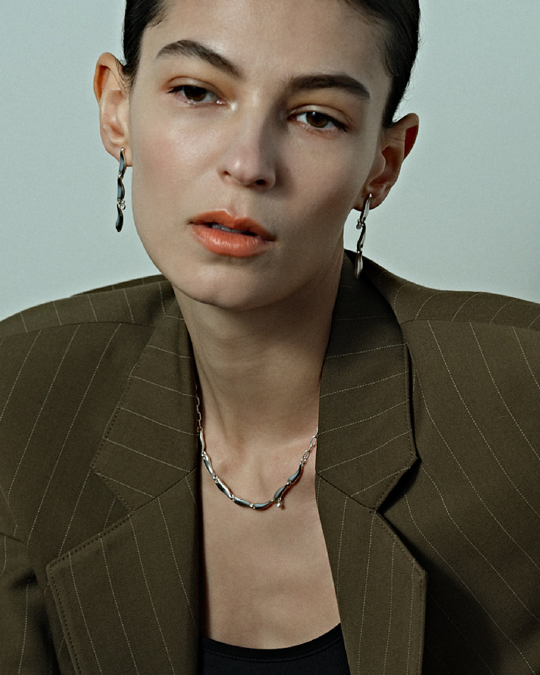  Flow necklace - Sterling Silver Necklace -  The Future Rocks -    4 