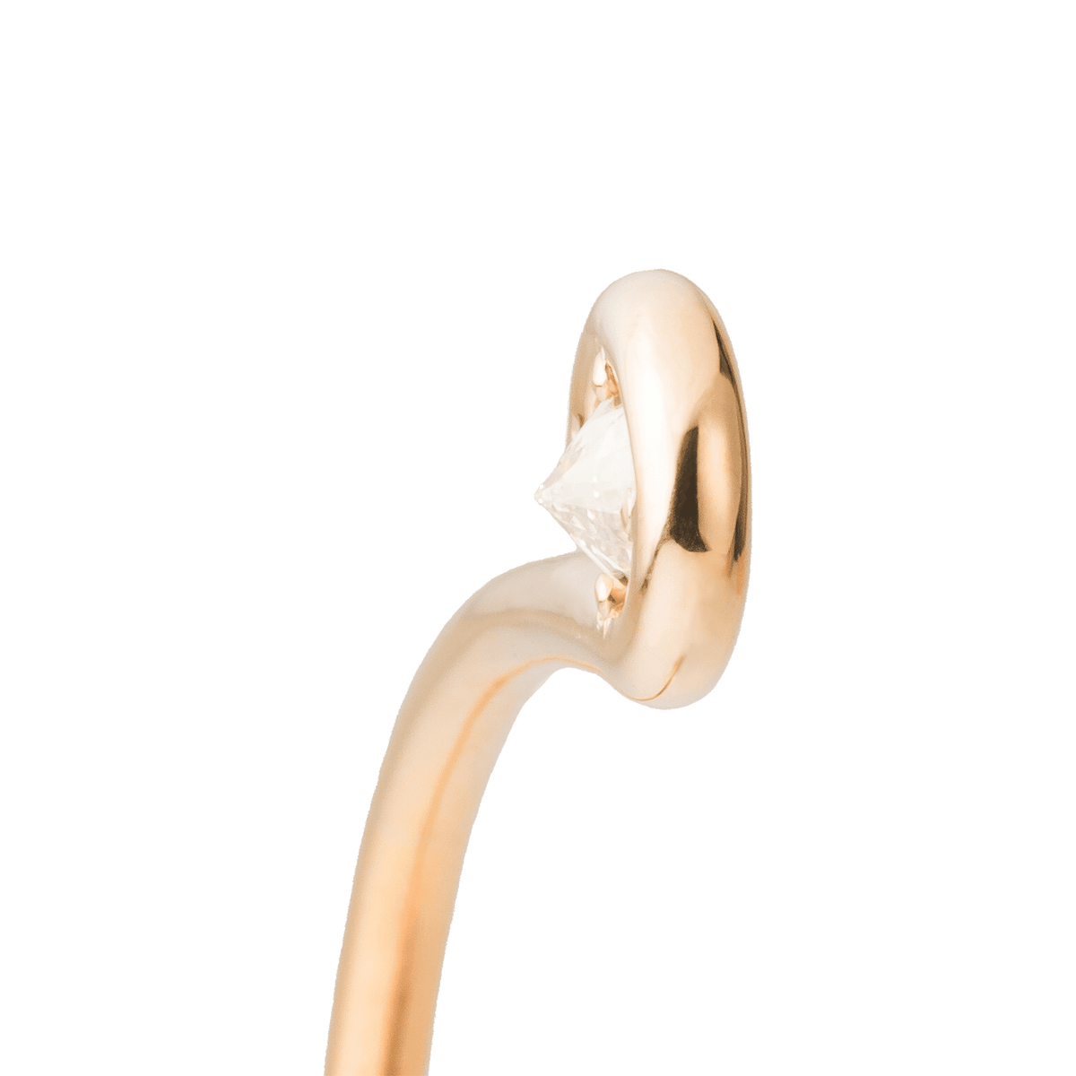  Engage EGB1 gold bangle - 18K Gold Vermeil Lab-Grown Diamond Bangle -  The Future Rocks -    3 