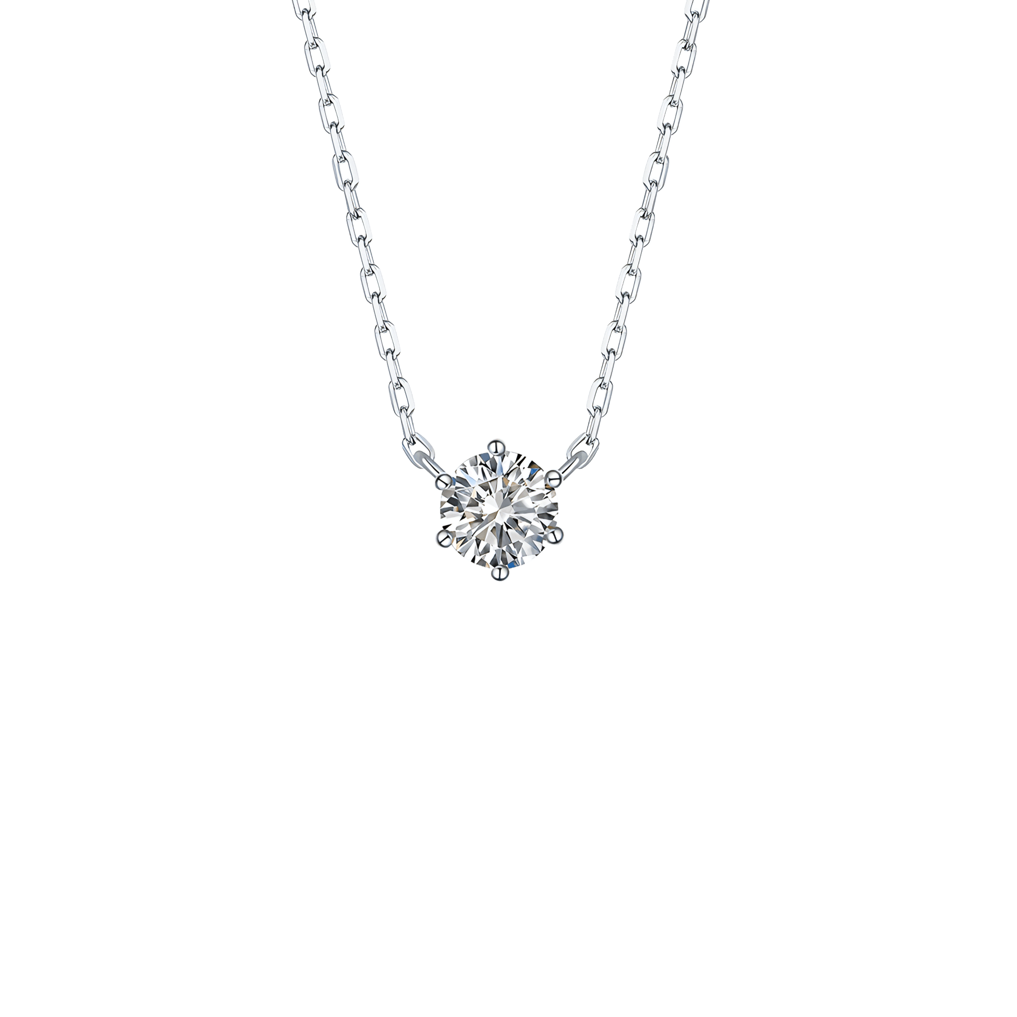  Essentials solitaire necklace - Essentials Lab-Grown Diamond Solitaire Necklace -  The Future Rocks -    4 