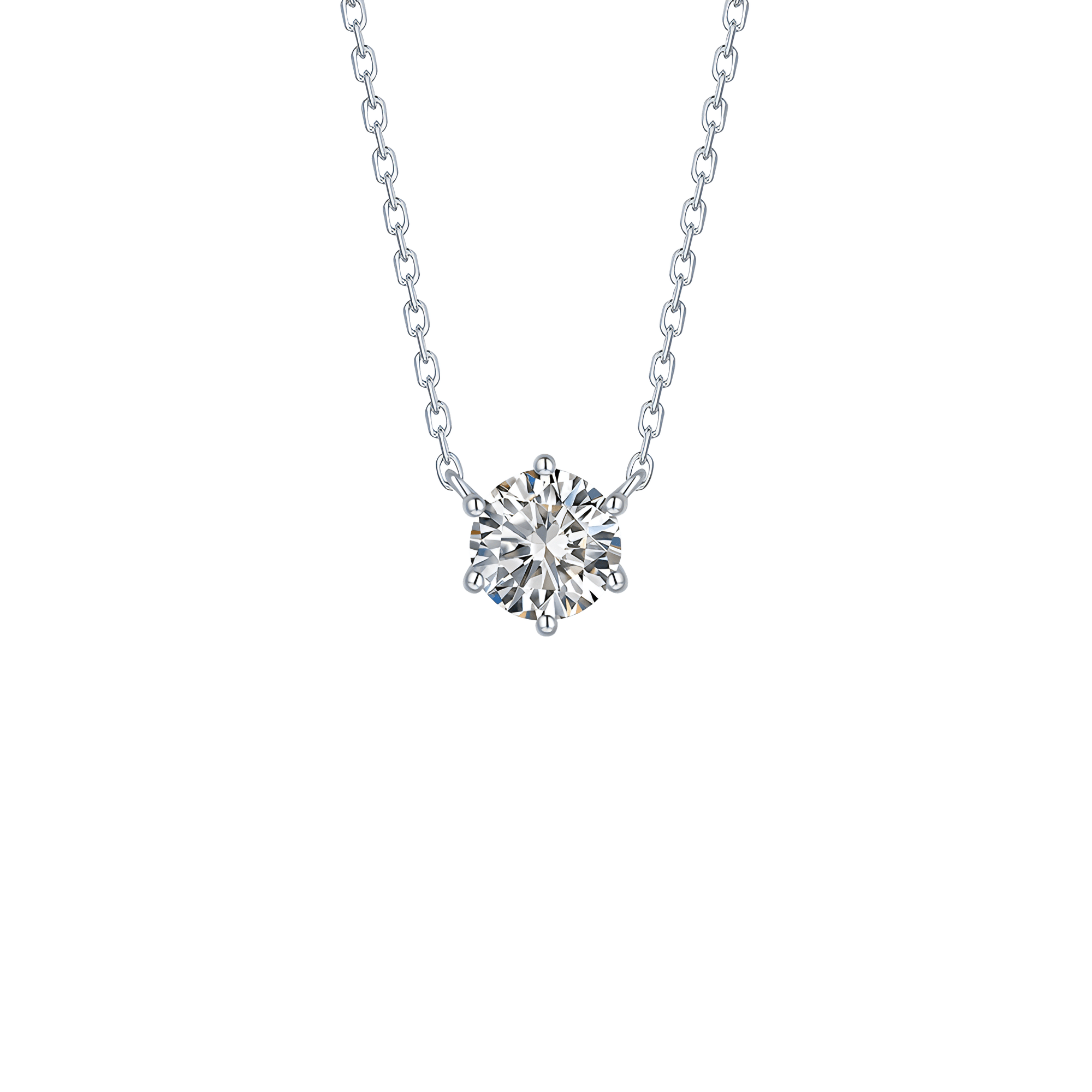  Essentials solitaire necklace - Essentials Lab-Grown Diamond Solitaire Necklace -  The Future Rocks -    5 