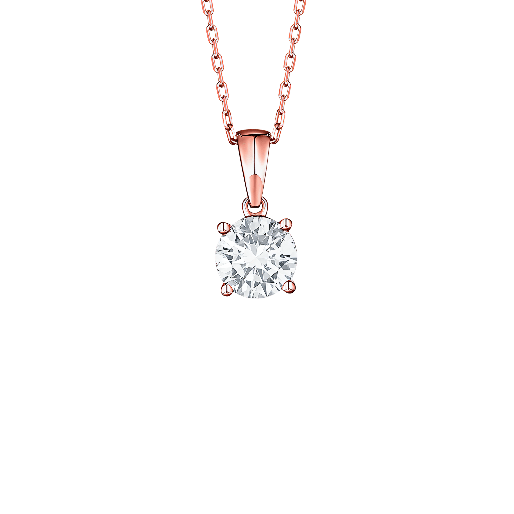  Essentials solitaire pendant necklace - Essentials Lab-Grown Diamond Solitaire Pendant Necklace -  The Future Rocks -    12 