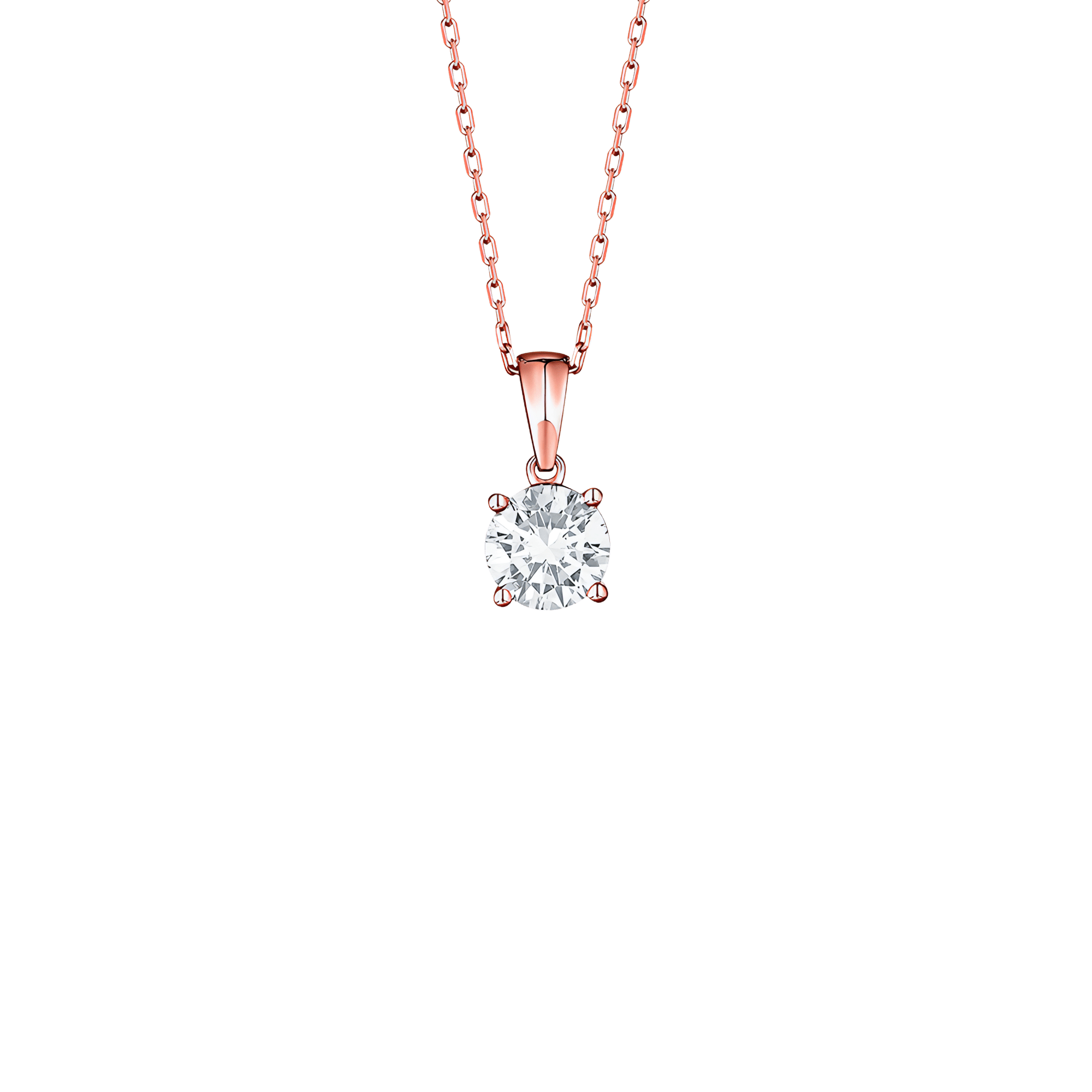  Essentials solitaire pendant necklace - Essentials Lab-Grown Diamond Solitaire Pendant Necklace -  The Future Rocks -    10 
