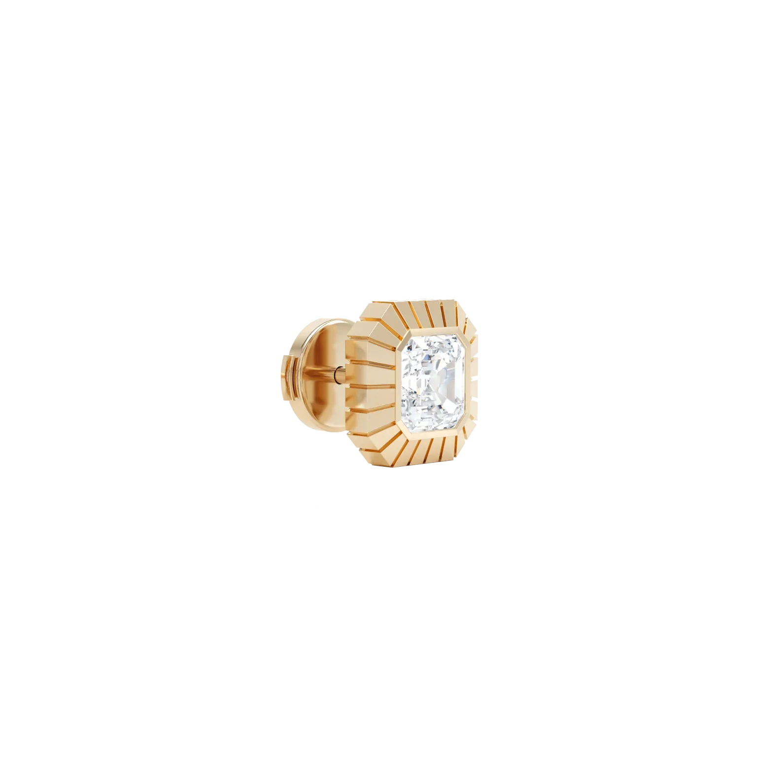  Eternity asscher studs - Asscher Cut Diamond Stud Earrings -  The Future Rocks -    2 