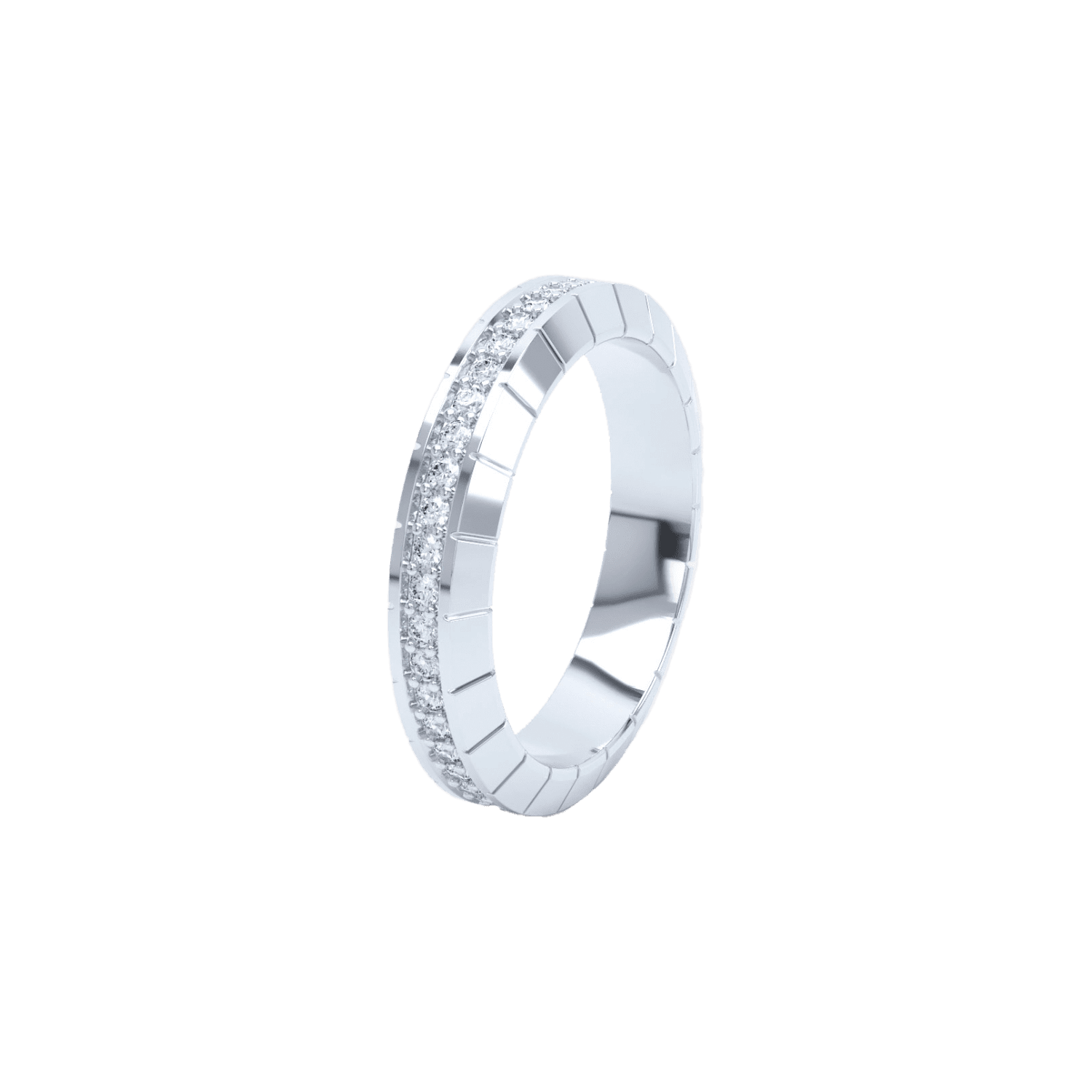  Eternity engraved 4mm ring - Eternity Engraved 4mm Ring -  The Future Rocks -    3 