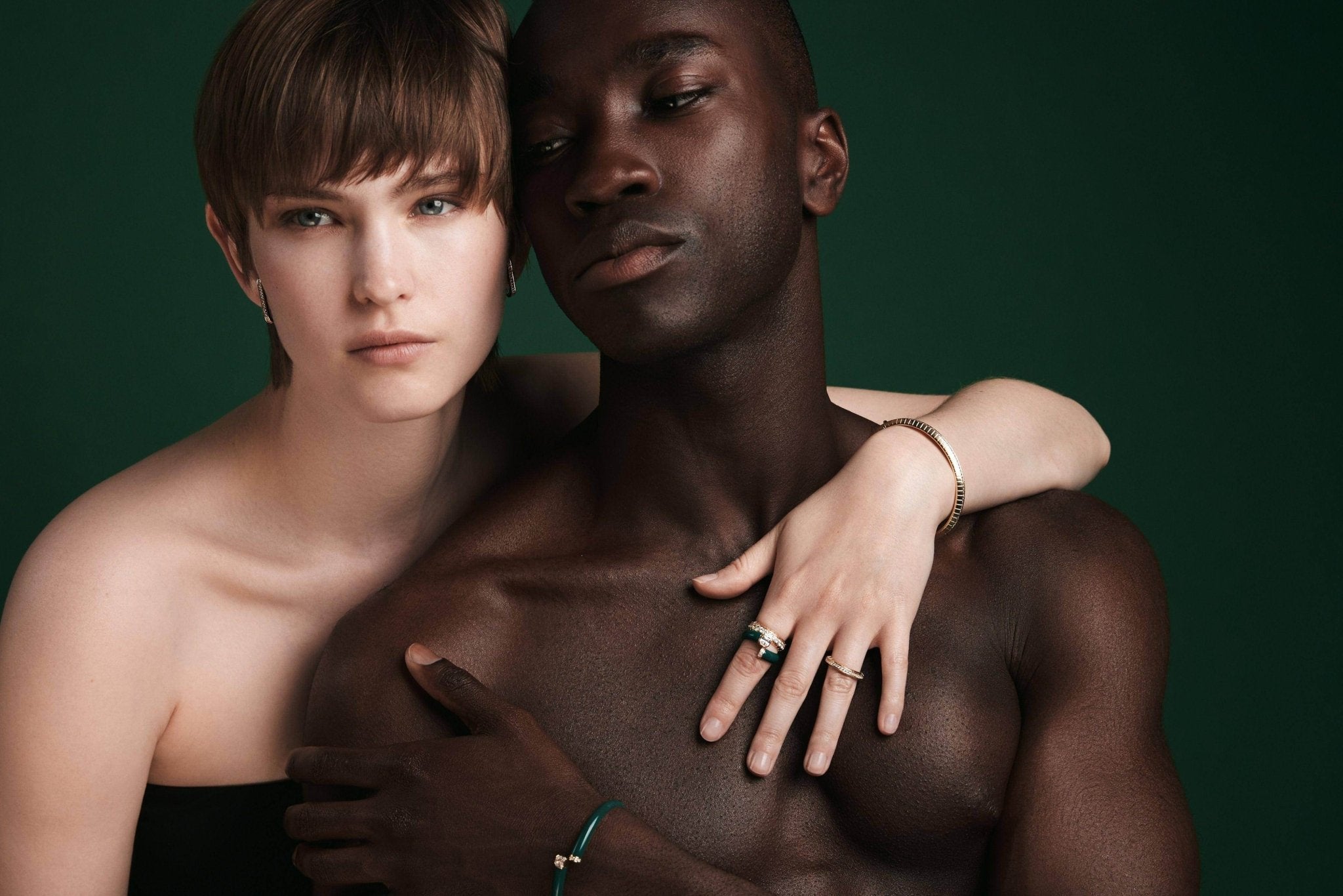  Eternity engraved bangle - Lab-Grown Eternity Diamond Bangle Bracelet -  The Future Rocks -    4 