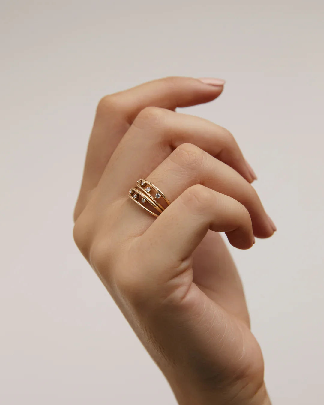  Galaxia ring - Lab-Grown Diamond Galaxia Ring -  The Future Rocks -    3 