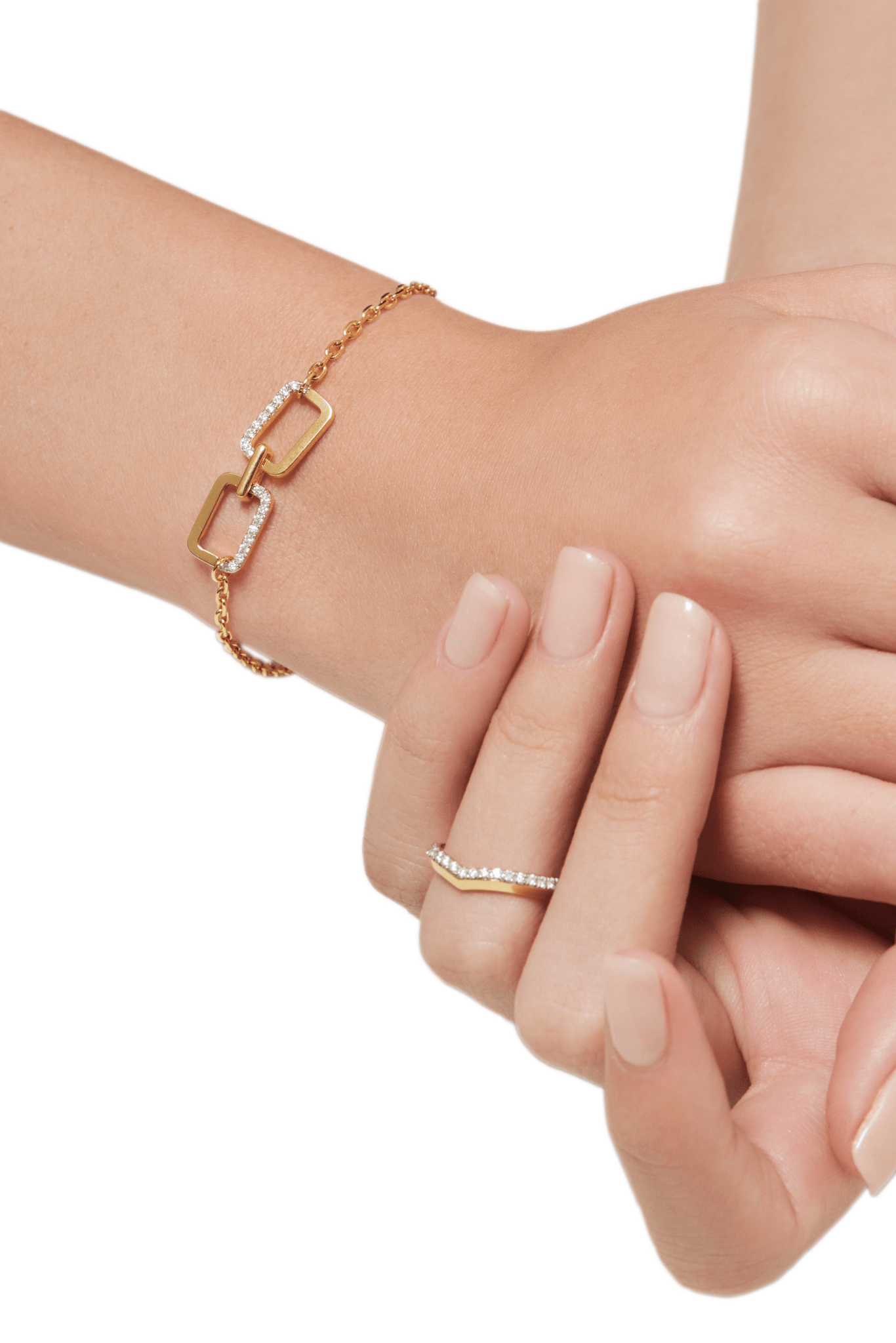  Horizon double-sided bracelet - Double-sided Gold Vermeil Bracelet -  The Future Rocks -    4 