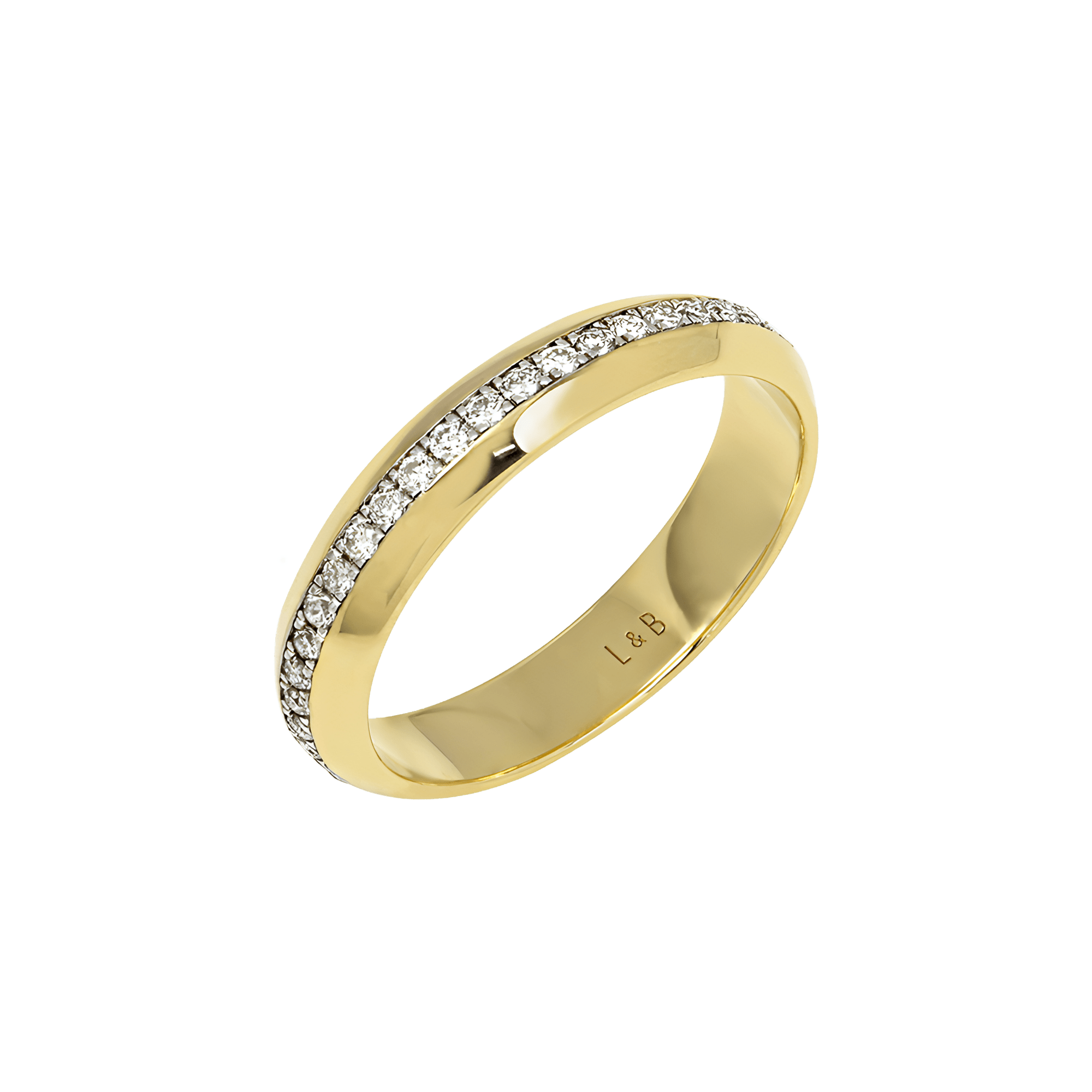  Horizon ring - 18K Recycled Gold Vermeil Horizon Ring -  The Future Rocks -    3 