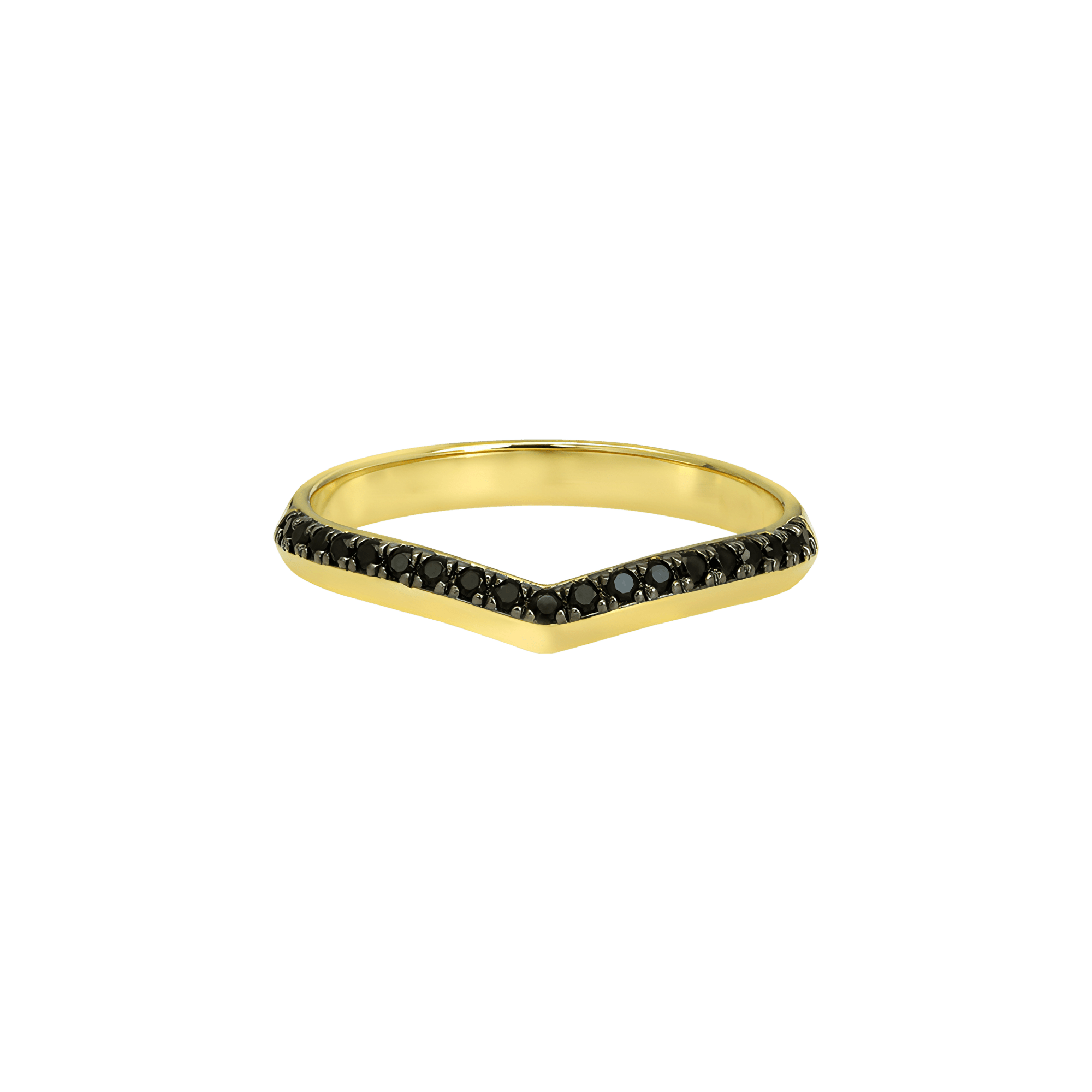 Horizon wishbone ring - Gold Vermeil Wishbone Ring -  The Future Rocks -    1