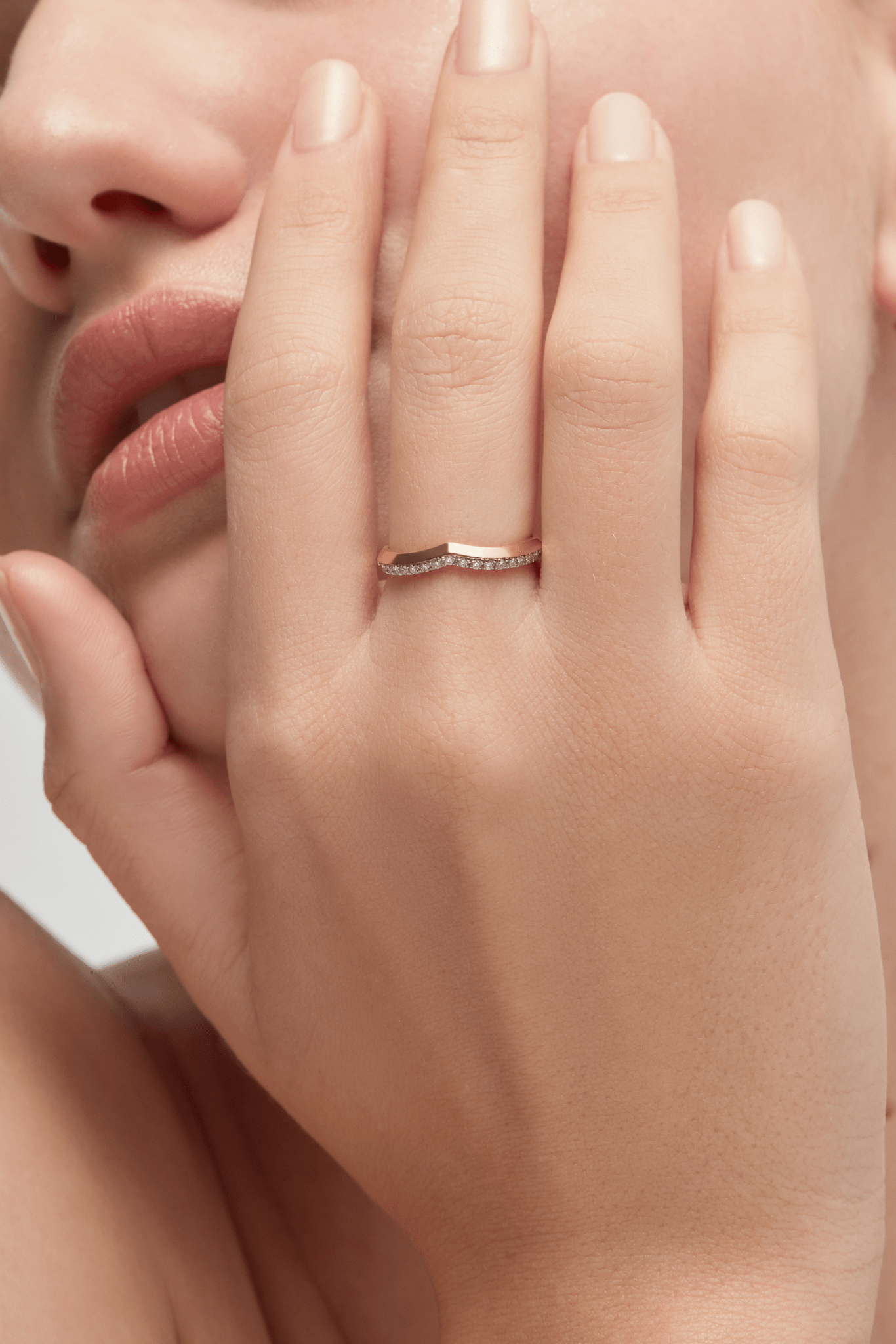 Horizon wishbone ring - Gold Vermeil Wishbone Ring -  The Future Rocks -    2