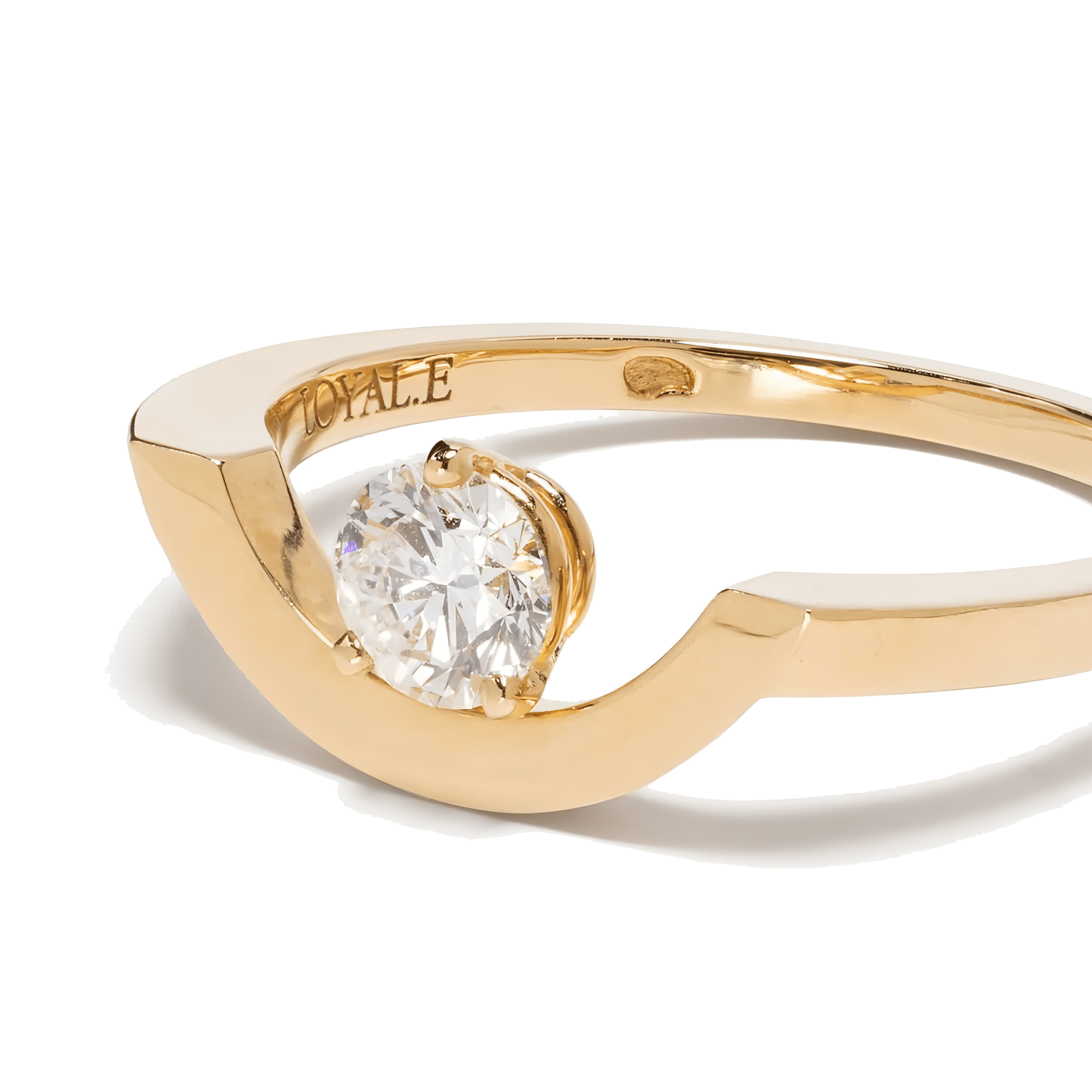  Intrépide grand arc solitaire ring - Intrépide Grand Arc Solitaire Ring -  The Future Rocks -    3 