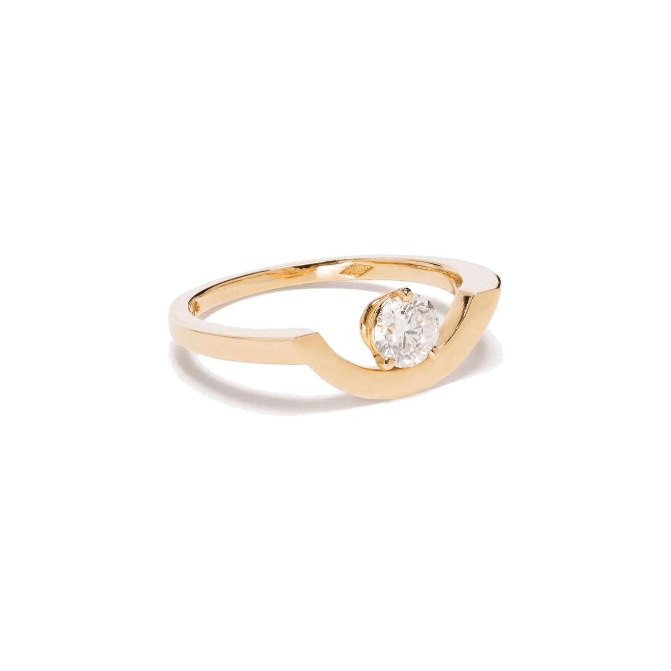 Intrépide grand arc solitaire ring - Intrépide Grand Arc Solitaire Ring -  The Future Rocks -    1