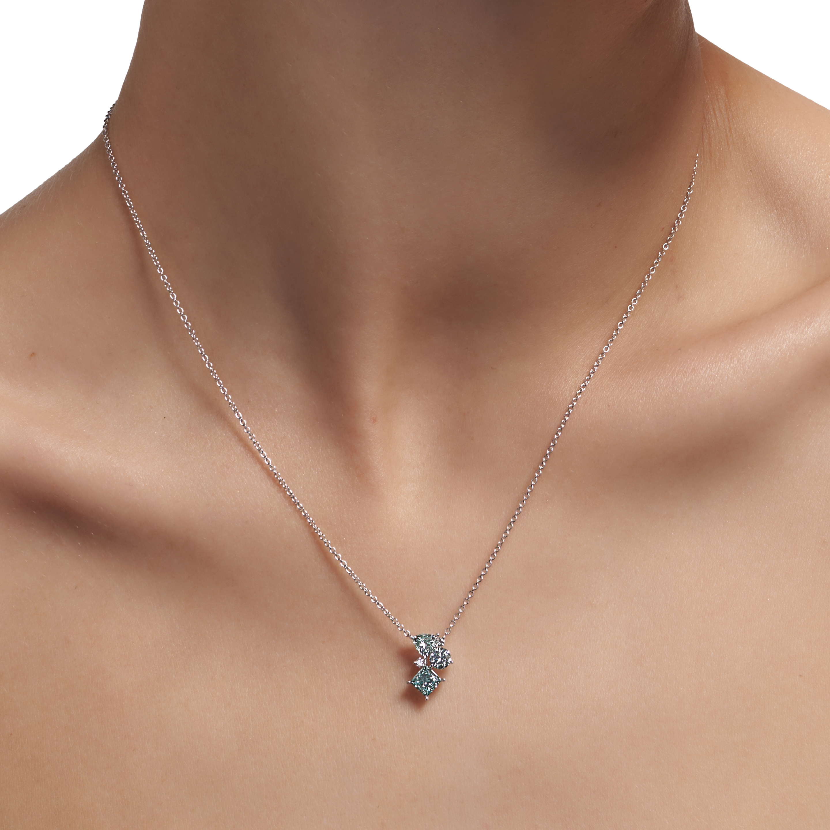  Joyful blue necklace - The Future Rocks x Lightbox Joyful Blue Diamond Necklace -  The Future Rocks -    3 