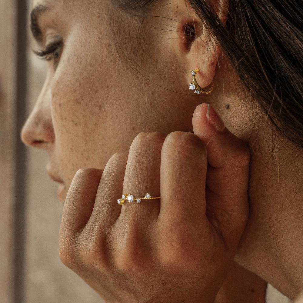  Kasaï ring - Kasaï 18K Gold Lab-Grown Diamond Ring -  The Future Rocks -    2 