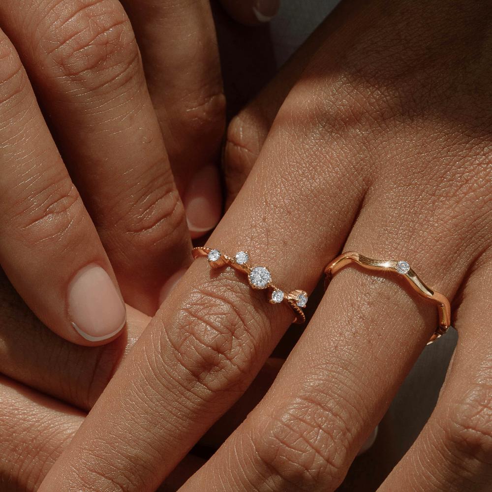  Kasaï ring - Kasaï 18K Gold Lab-Grown Diamond Ring -  The Future Rocks -    4 