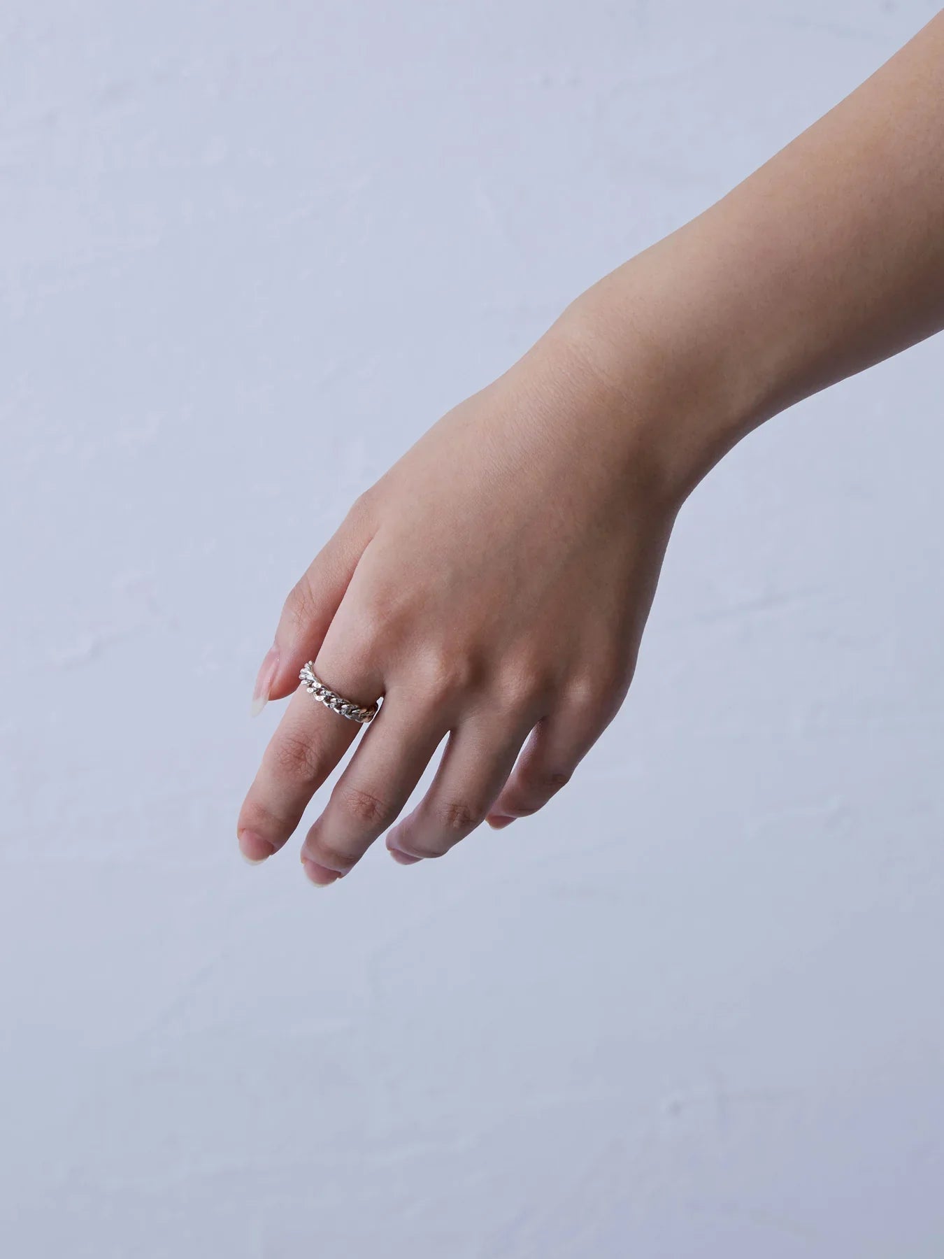  Kihei ring - Sterling Silver Chain Ring -  The Future Rocks -    2 