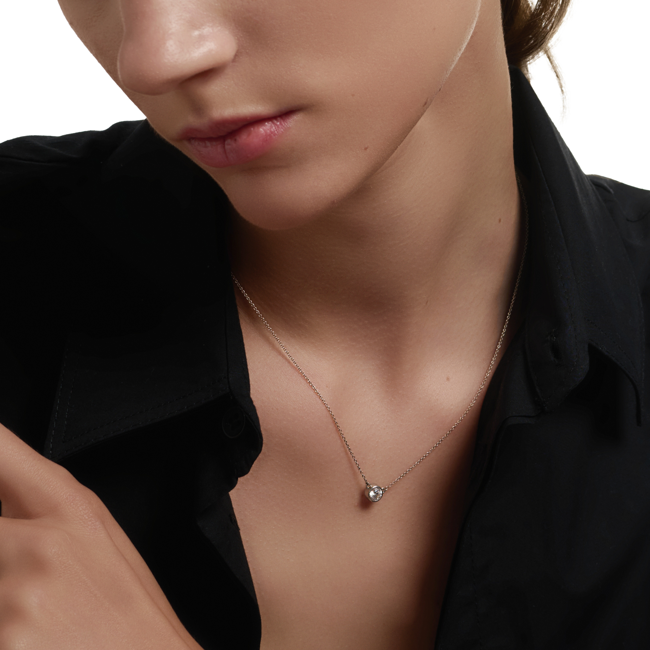  Koh necklace - Lab-Grown Solitaire Diamond Necklace -  The Future Rocks -    2 