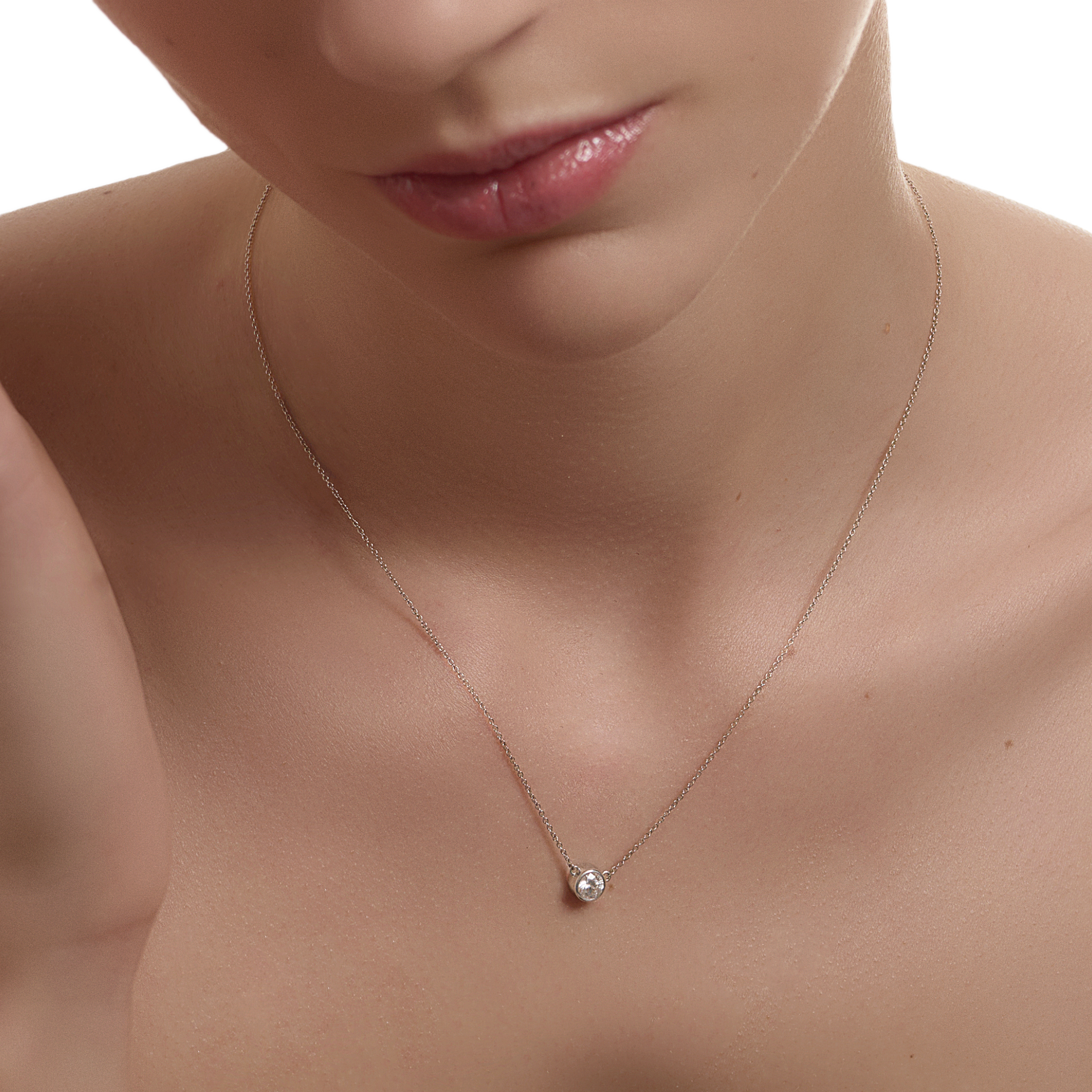  Koh necklace - Lab-Grown Solitaire Diamond Necklace -  The Future Rocks -    4 