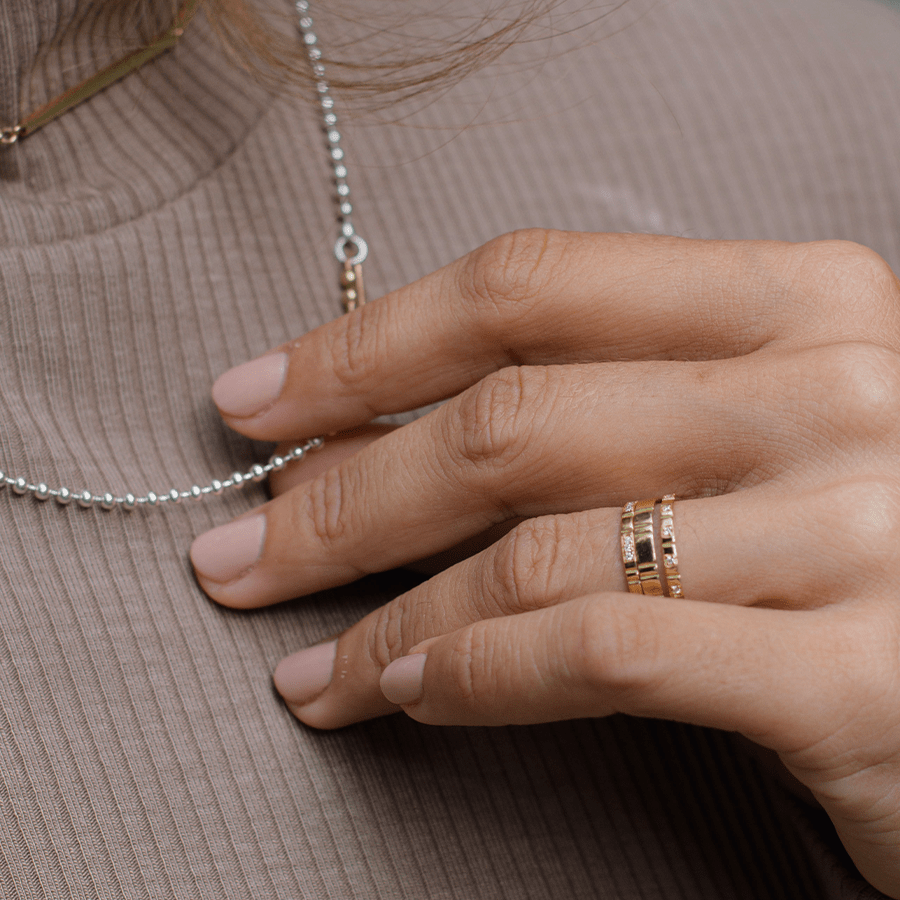 Lovelines milestones wedding ring - Lovelines Milestones Wedding Ring -  The Future Rocks  -    4