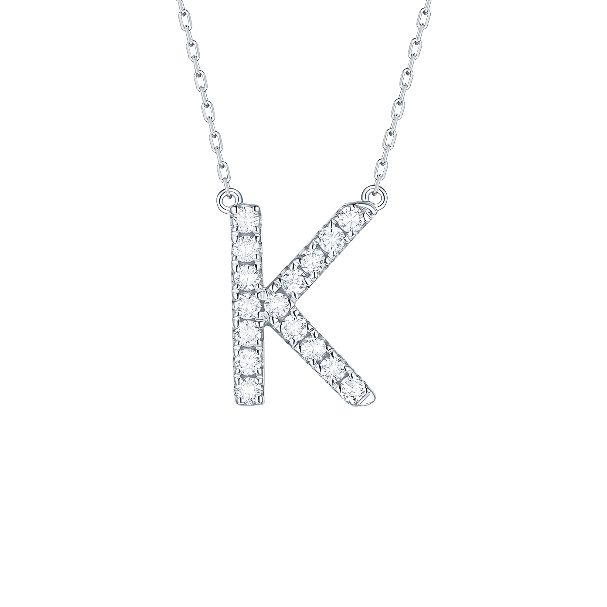  My type alphabet necklace - Lab-Grown Diamond Gold Initial Necklace -  The Future Rocks -    23 