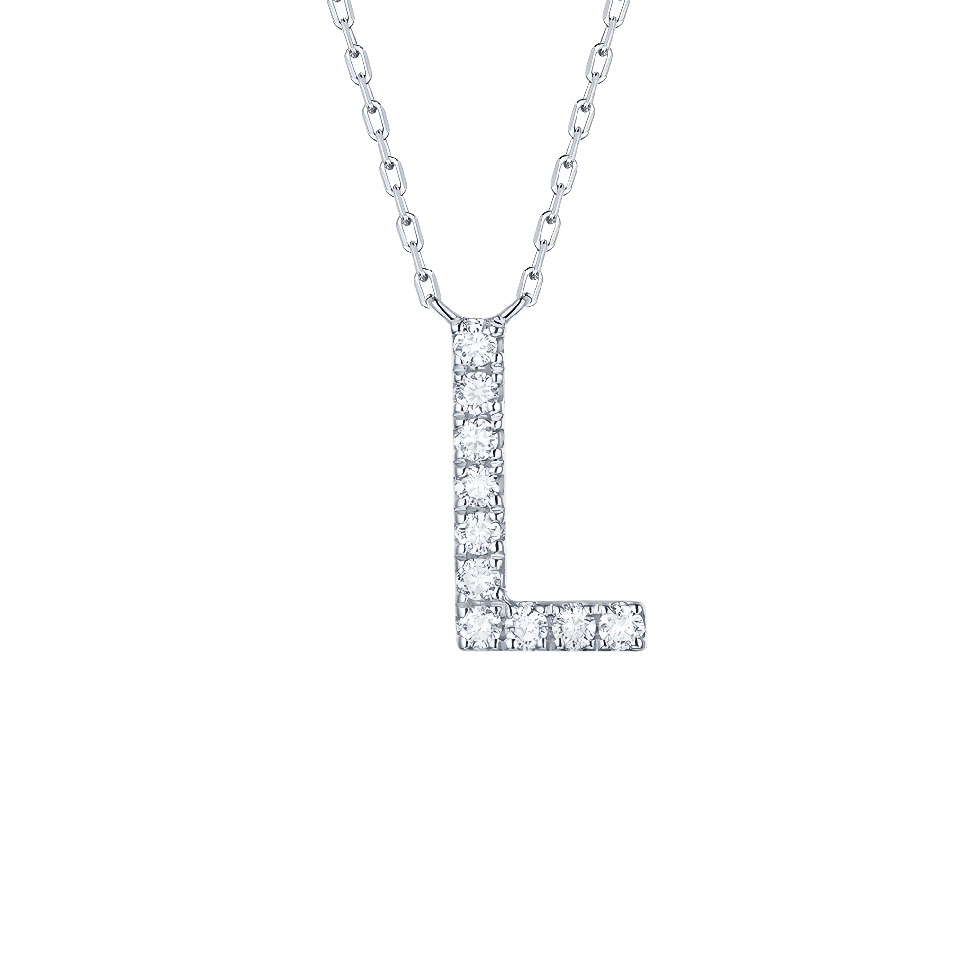 My type alphabet necklace - Lab-Grown Diamond Alphabet Necklace -  The Future Rocks -    25 