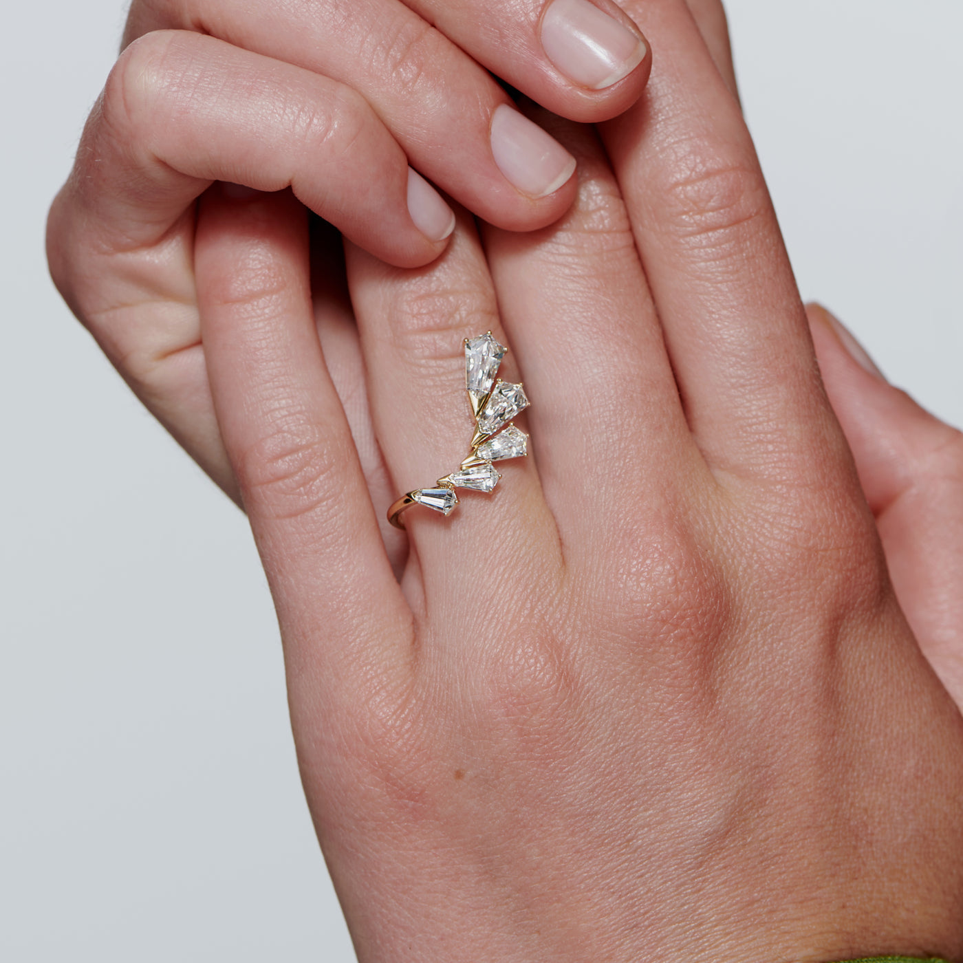  Phoenix wing burst ring - Phoenix Wing Burst Diamond Ring -  The Future Rocks -    4 