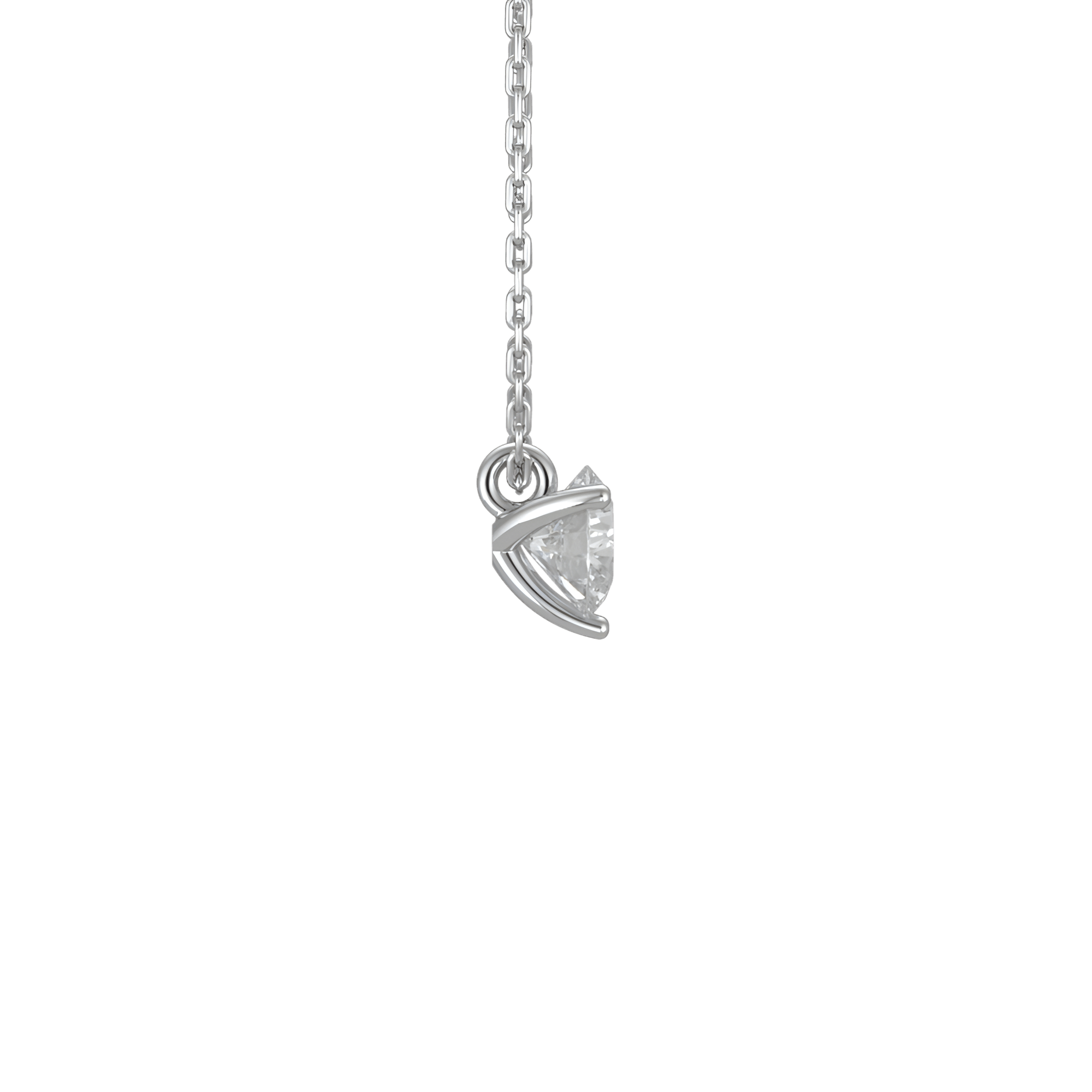  Pur.e necklace - Pur.e Lab-Grown Diamond Solitaire Necklace -  The Future Rocks -    6 