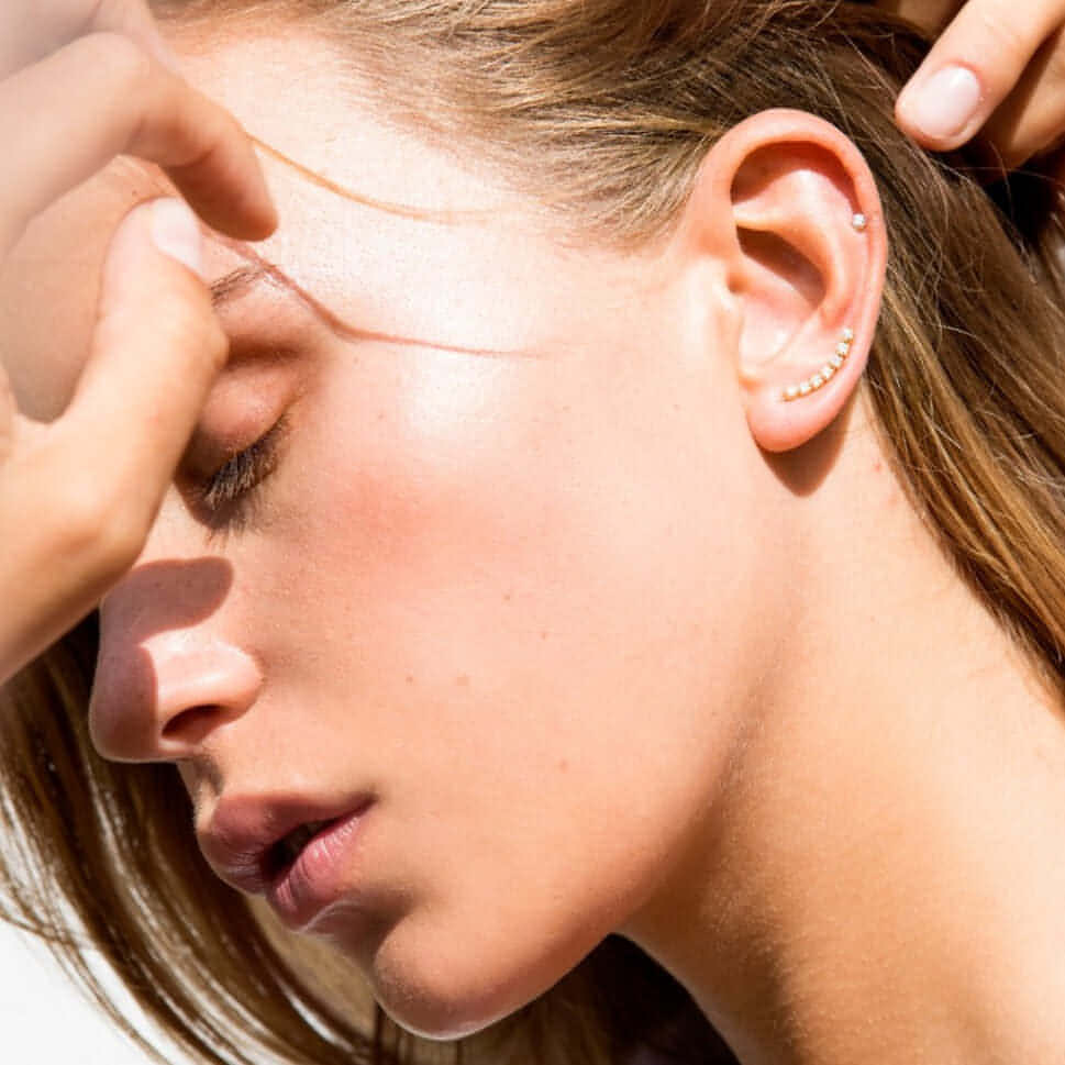  Radiance climbers earrings - Lab-Grown Diamond Ear Climbers -  The Future Rocks -    2 