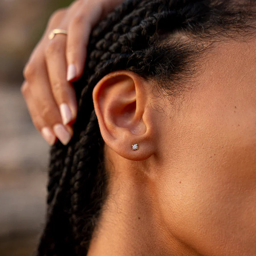  ReMind earrings - ReMind Lab-Grown Diamond Stud Earrings -  The Future Rocks -    2 