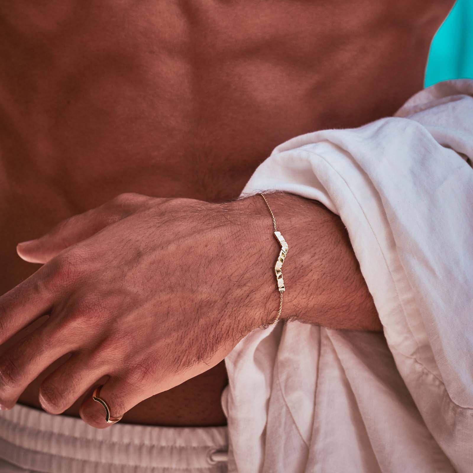  Ride+love semi-pavé bracelet - Ride & Love Semi-Pavé Bracelet -  The Future Rocks -    8 