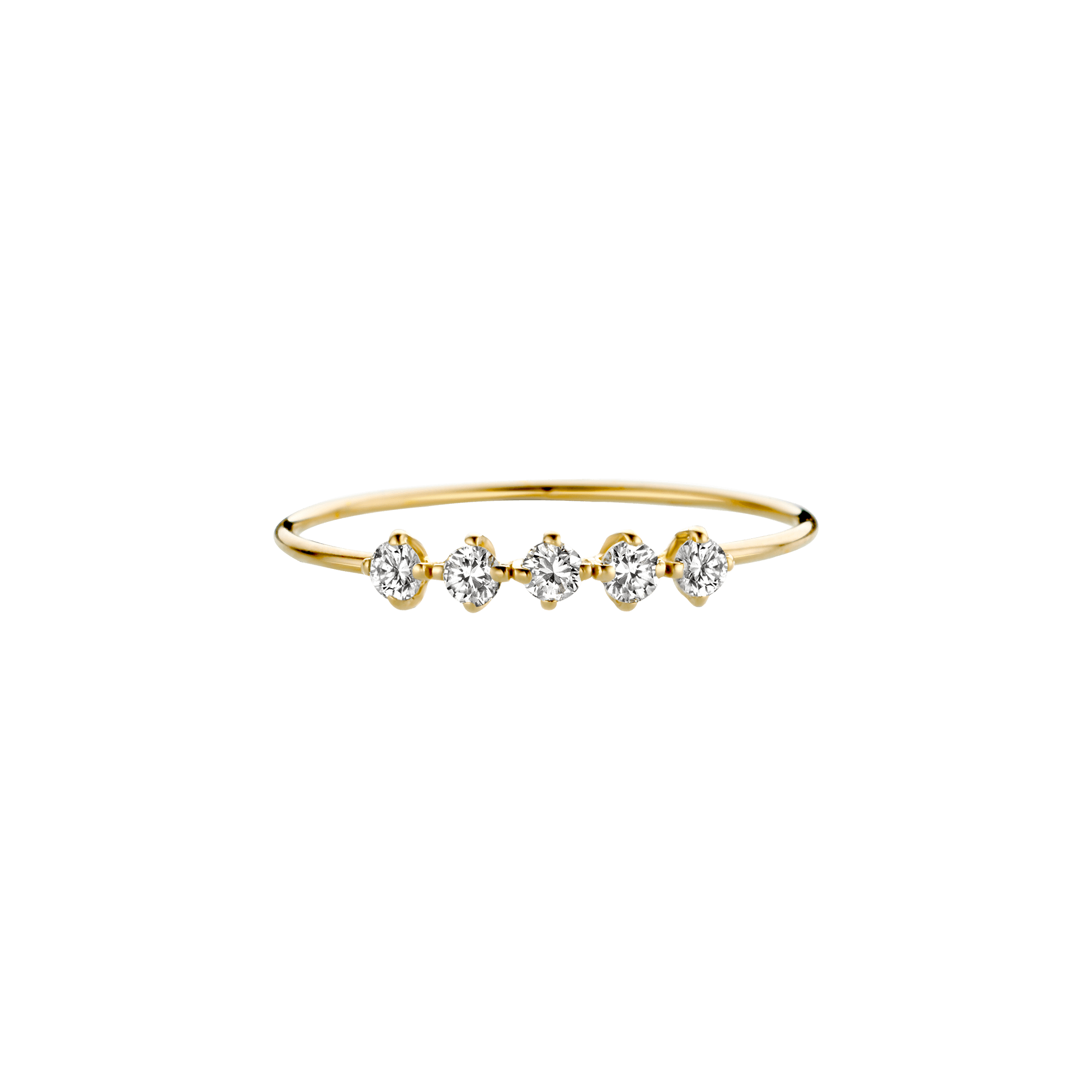  Solar flare ring - Five Stone Diamond Ring -  The Future Rocks -    1 