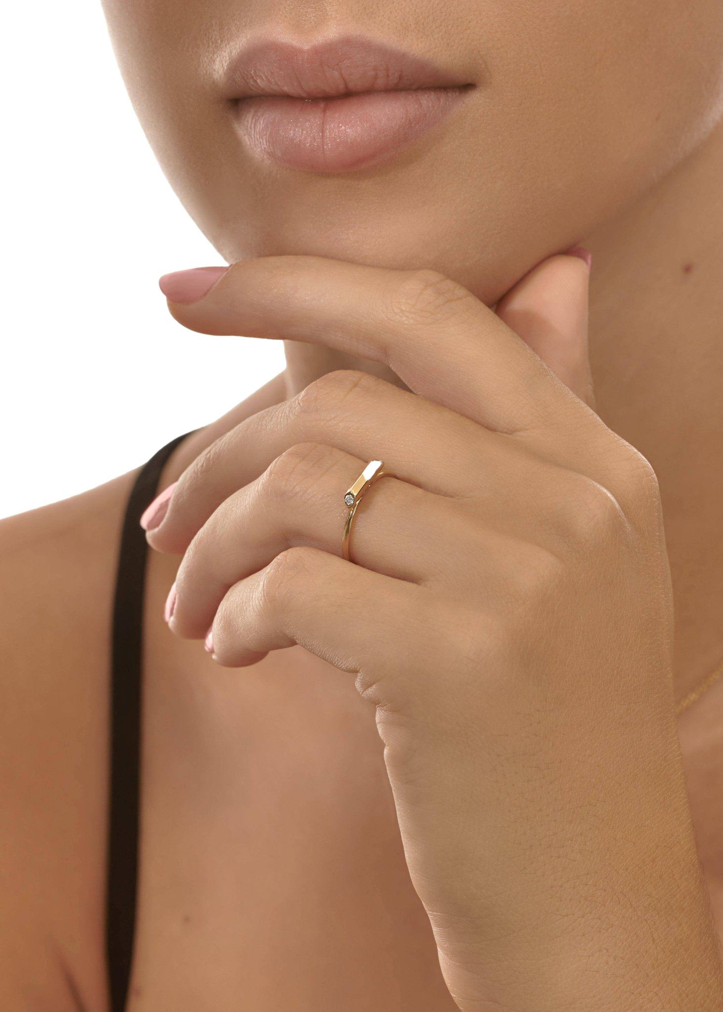 Sunbeam ring - Sunbeam Gold Bar Ring -  The Future Rocks -    5