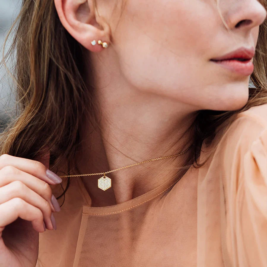 Sunray pendant - Sunray Lab-Grown Diamond Pendant -  The Future Rocks -    2