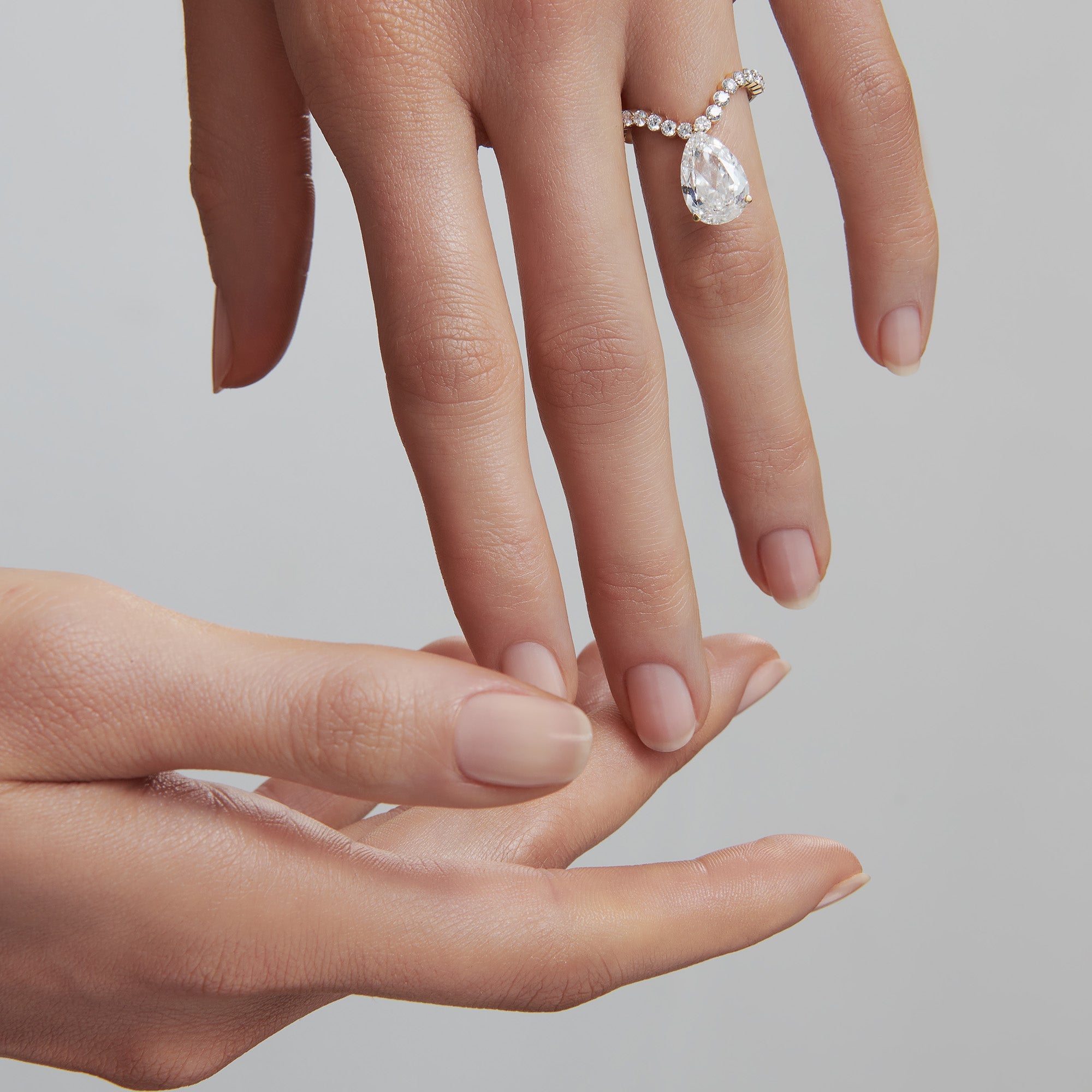  Tear curve diamond ring - Tear Curve Diamond Ring -  The Future Rocks -    2 