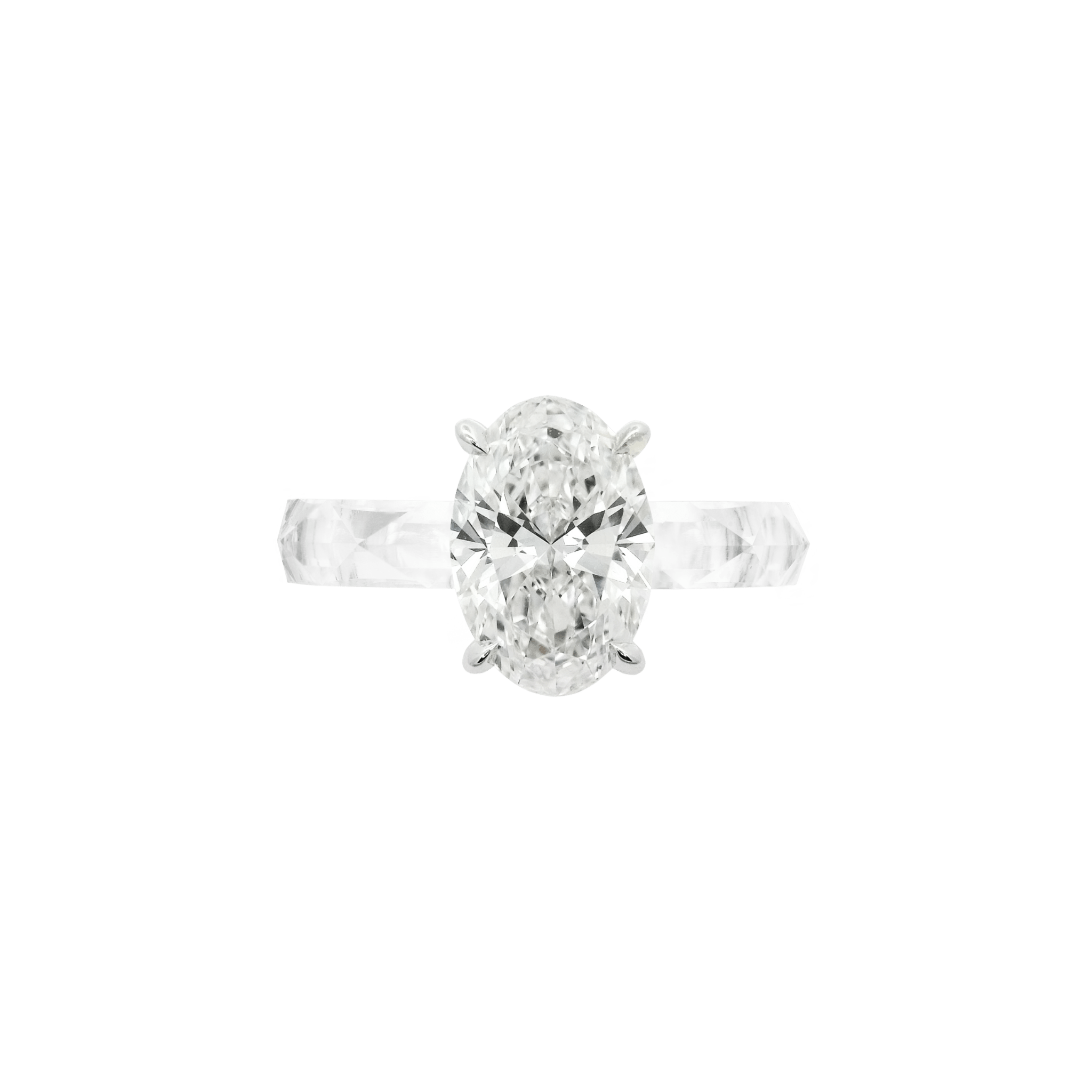 THE RING - Oval - THE RING - 2ct Oval Cut Lab-Grown Diamond IGI Certified -  The Future Rocks -    1