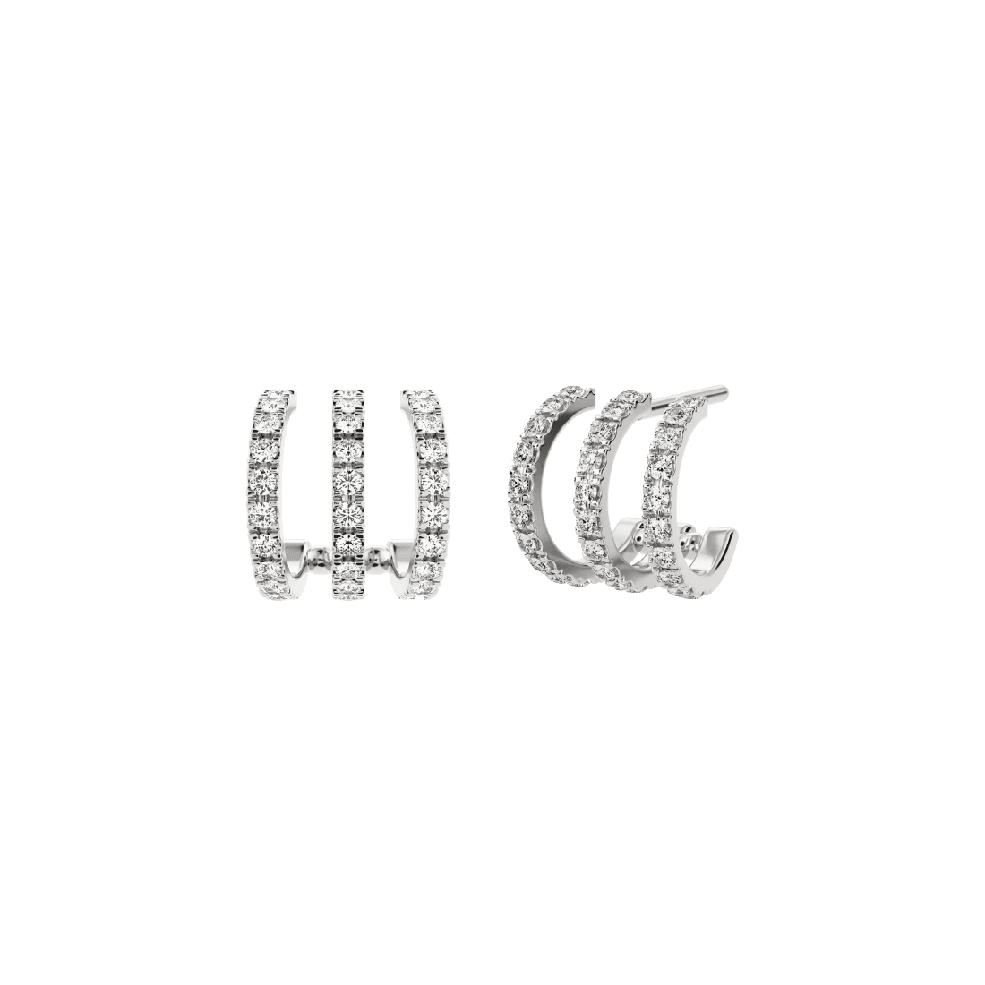  Tigris blanca earrings - Tigris Lab-Grown Diamond Earrings -  The Future Rocks -    3 