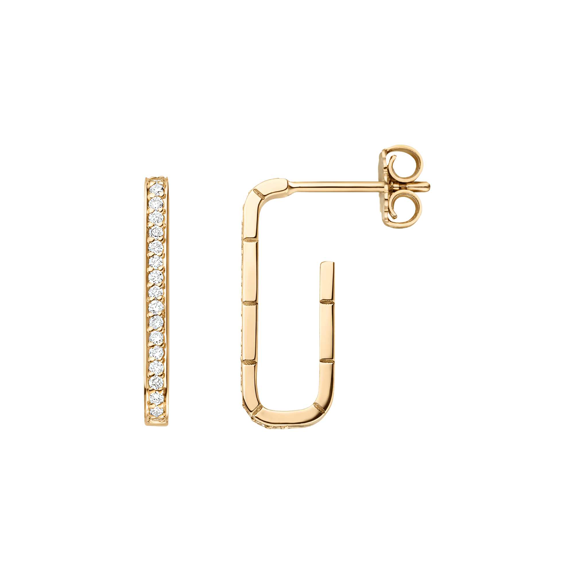  Wilderness earrings - Wilderness Lab-Grown Diamond Hoop Earrings -  The Future Rocks -    1 