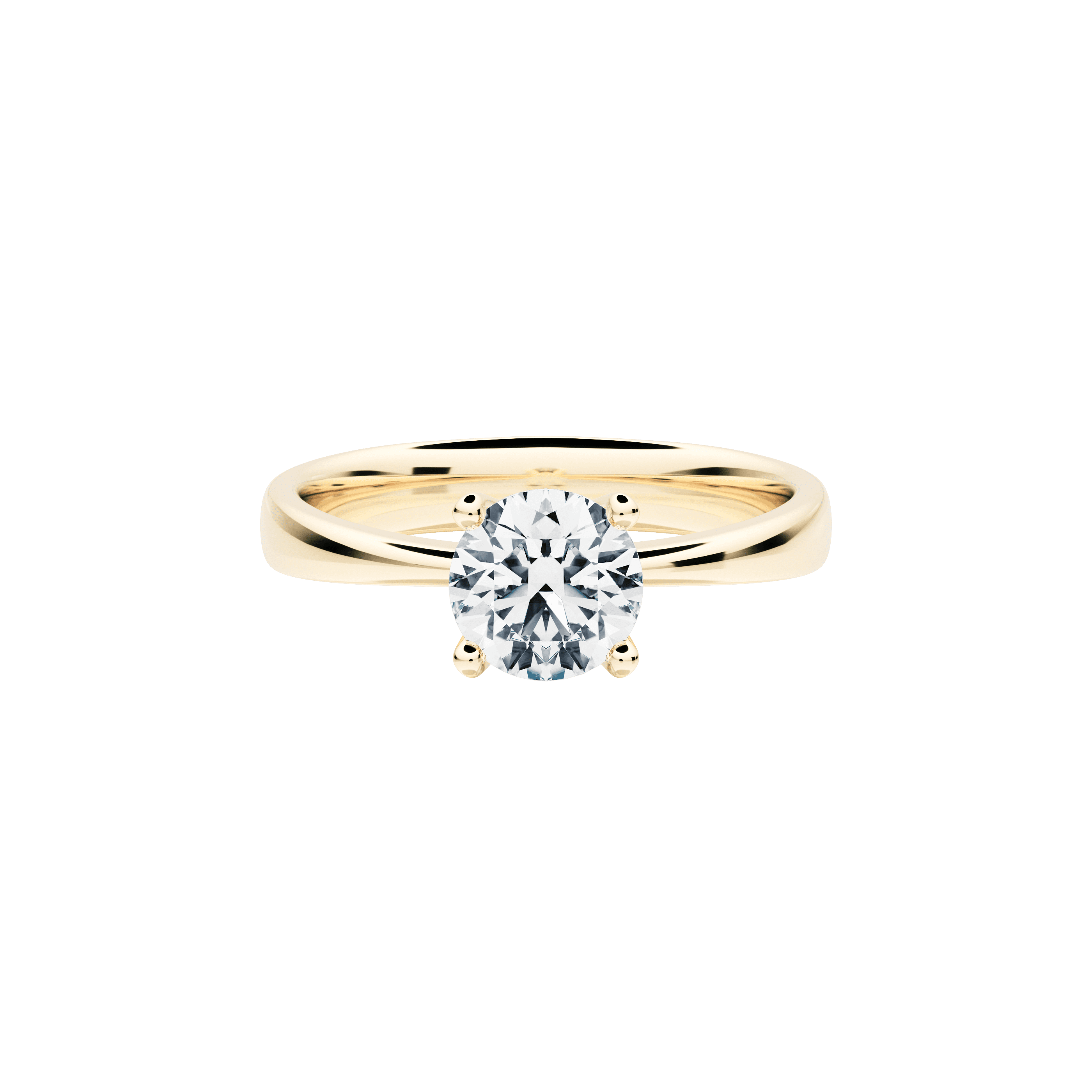  Alaska ring - Lab-Grown Diamond Solitaire Ring -  The Future Rocks -    7 